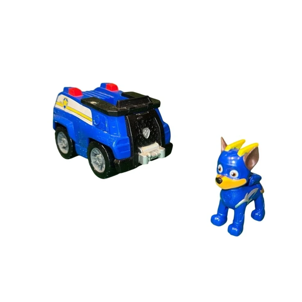 Paw Patrol Chase Patrol‎ Cruiser Toy Car with Collectible Action Figure Blue